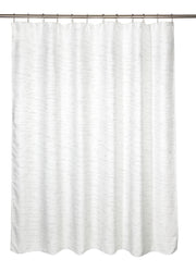 HARLOW SHOWER CURTAIN JAQUARD FABRIC GREY 70